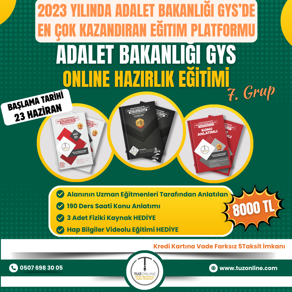 Adalet Bakanlığı Tüm Dersler Offline Eğitim Paketi